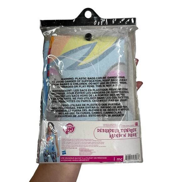 My Little Pony Top/Tunic‎ for Fun or Halloween Blue Rainbow One Size-See Notes - Picture 2 of 2